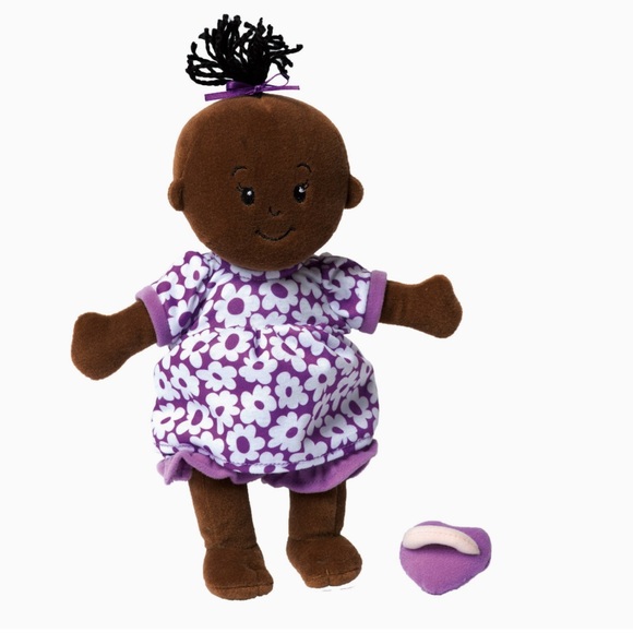 🍼 Wee Baby Stella Brown 12” Soft Baby Doll with magnetic pacifier with Box 🍼 - Picture 4 of 16